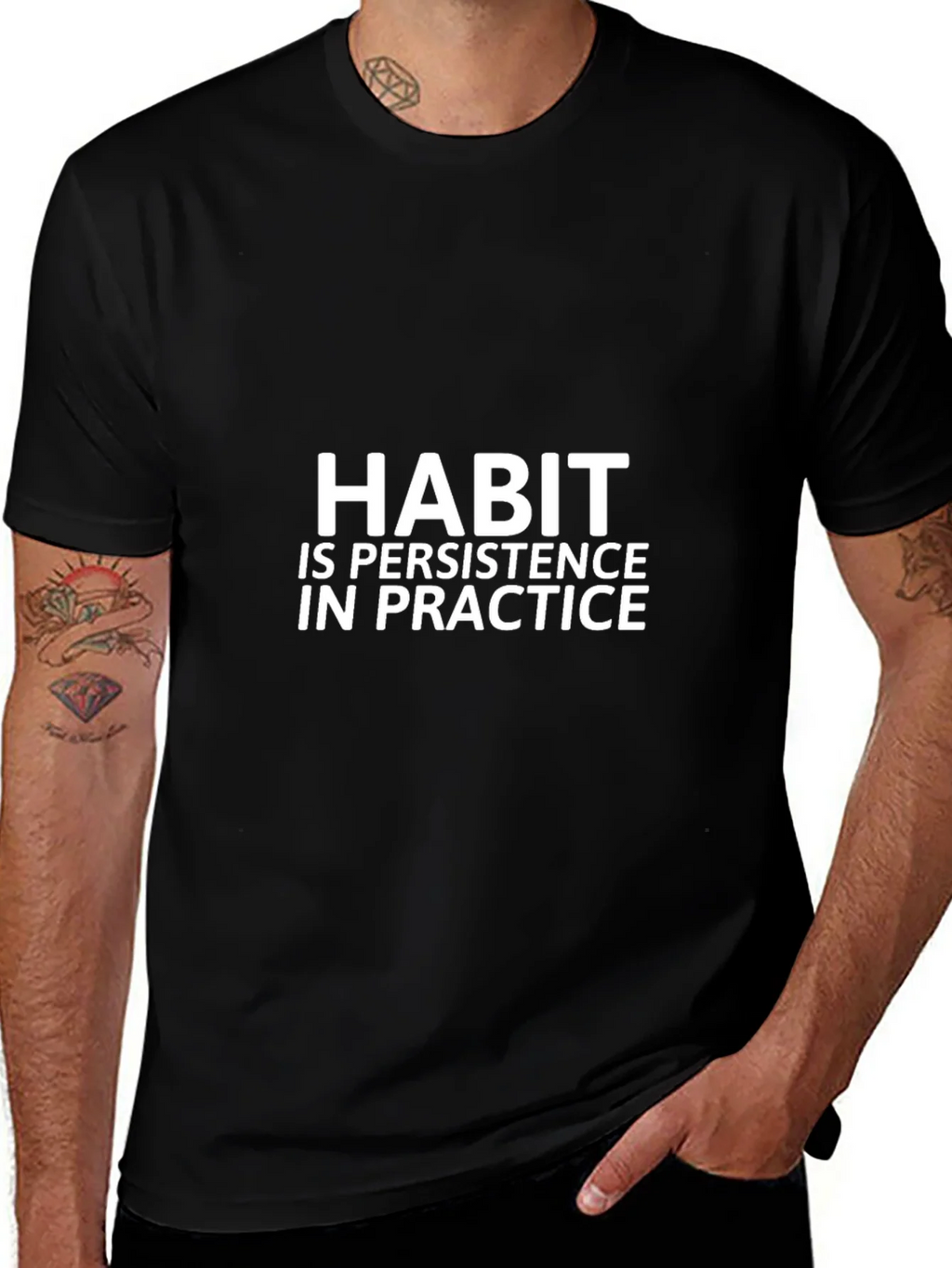 Habit Persistence in Practice T-Shirt - Black