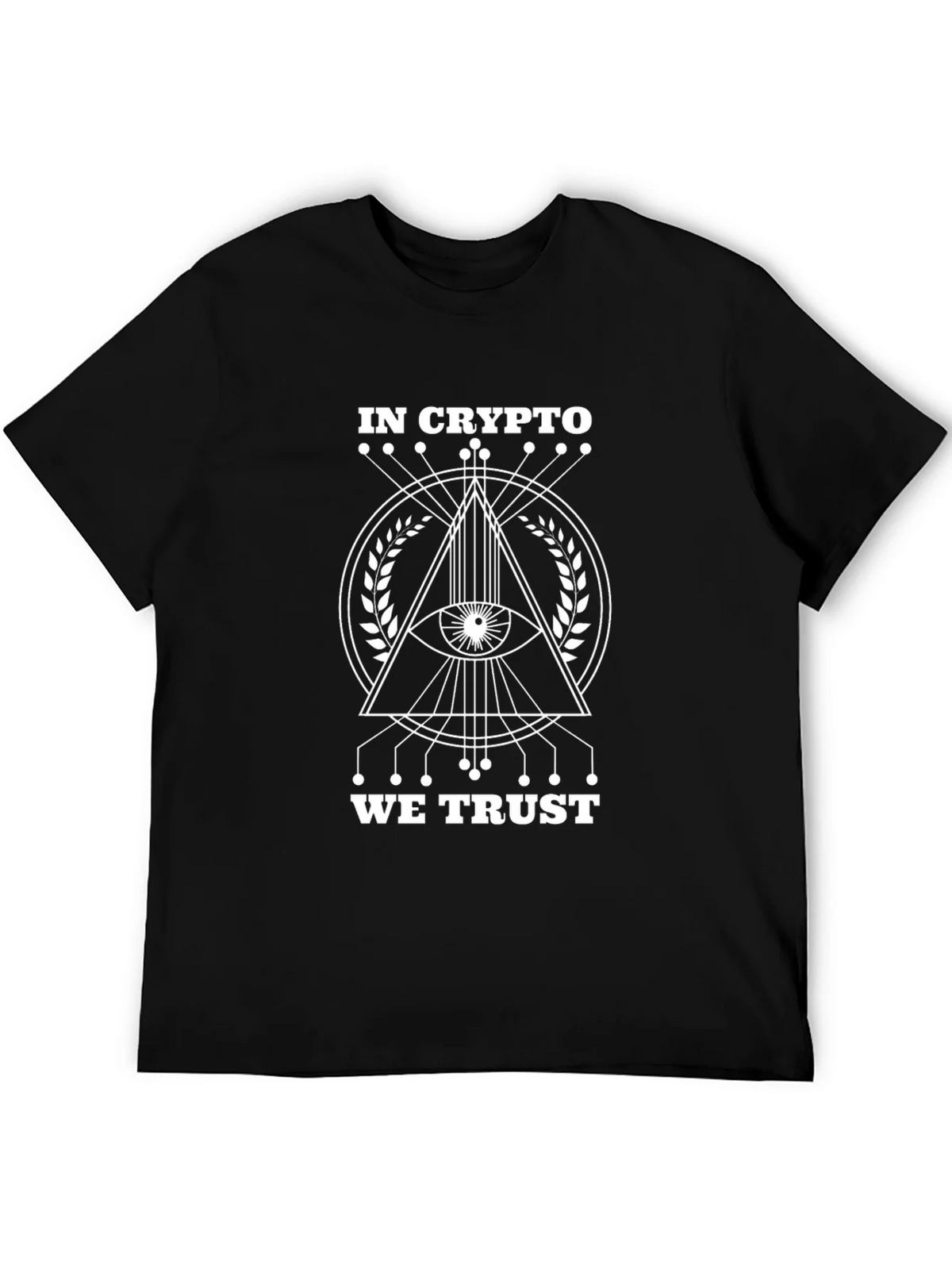 In Crypto We Trust Graphic Tee - Black