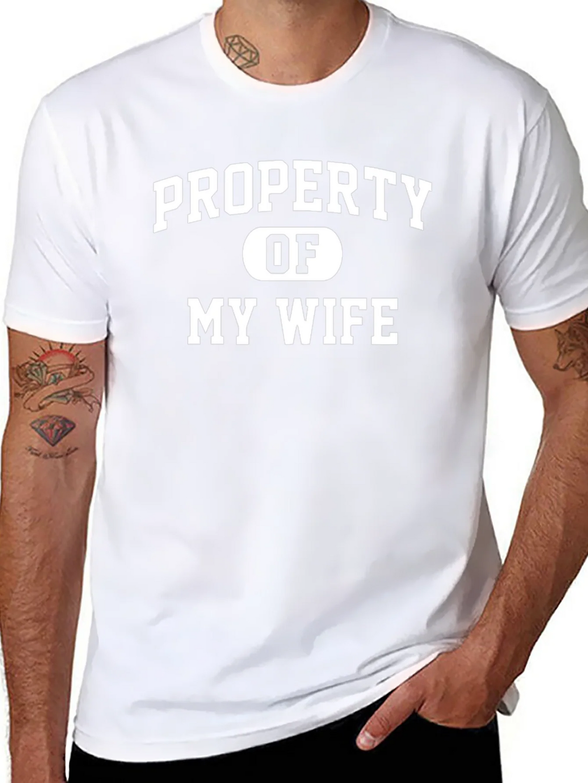 Property of My Wife Funny Mens T-Shirt