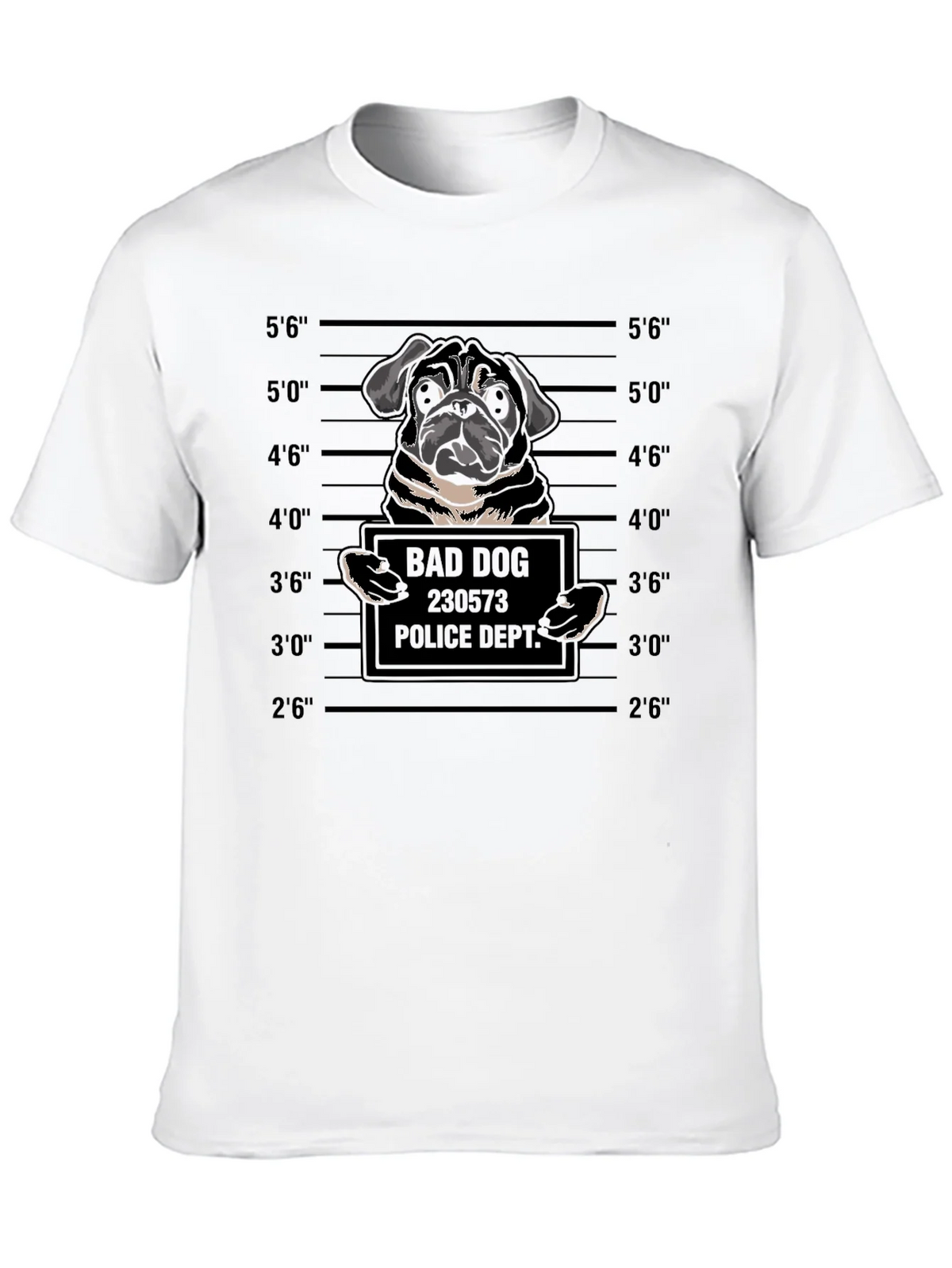 Bad Dog Mugshot Graphic Tee