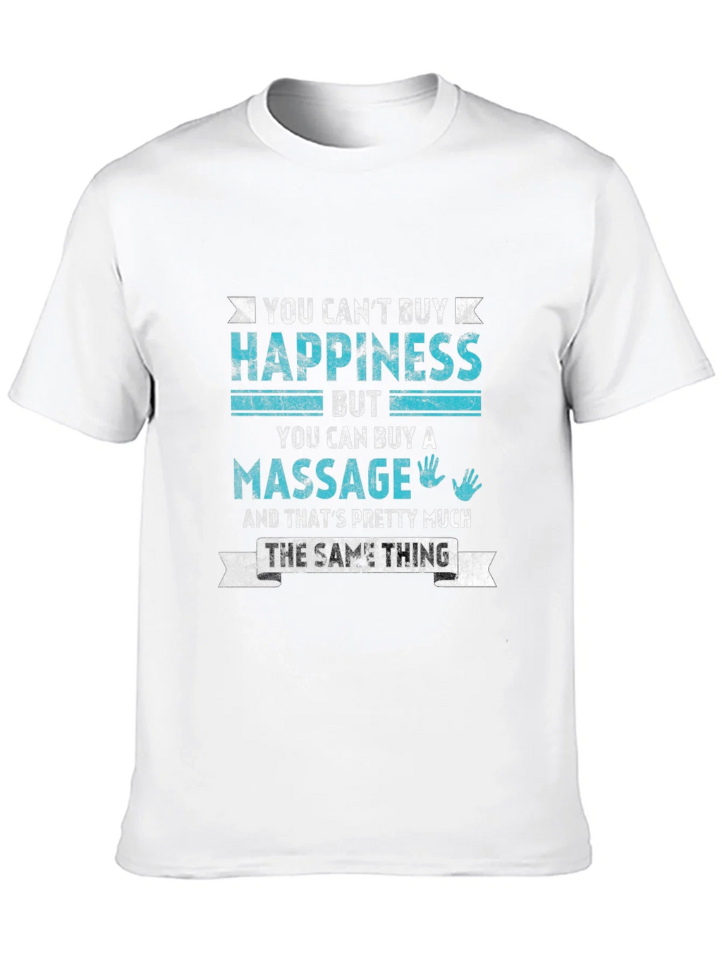 Massage Lover T-Shirt - Happiness is a Massage