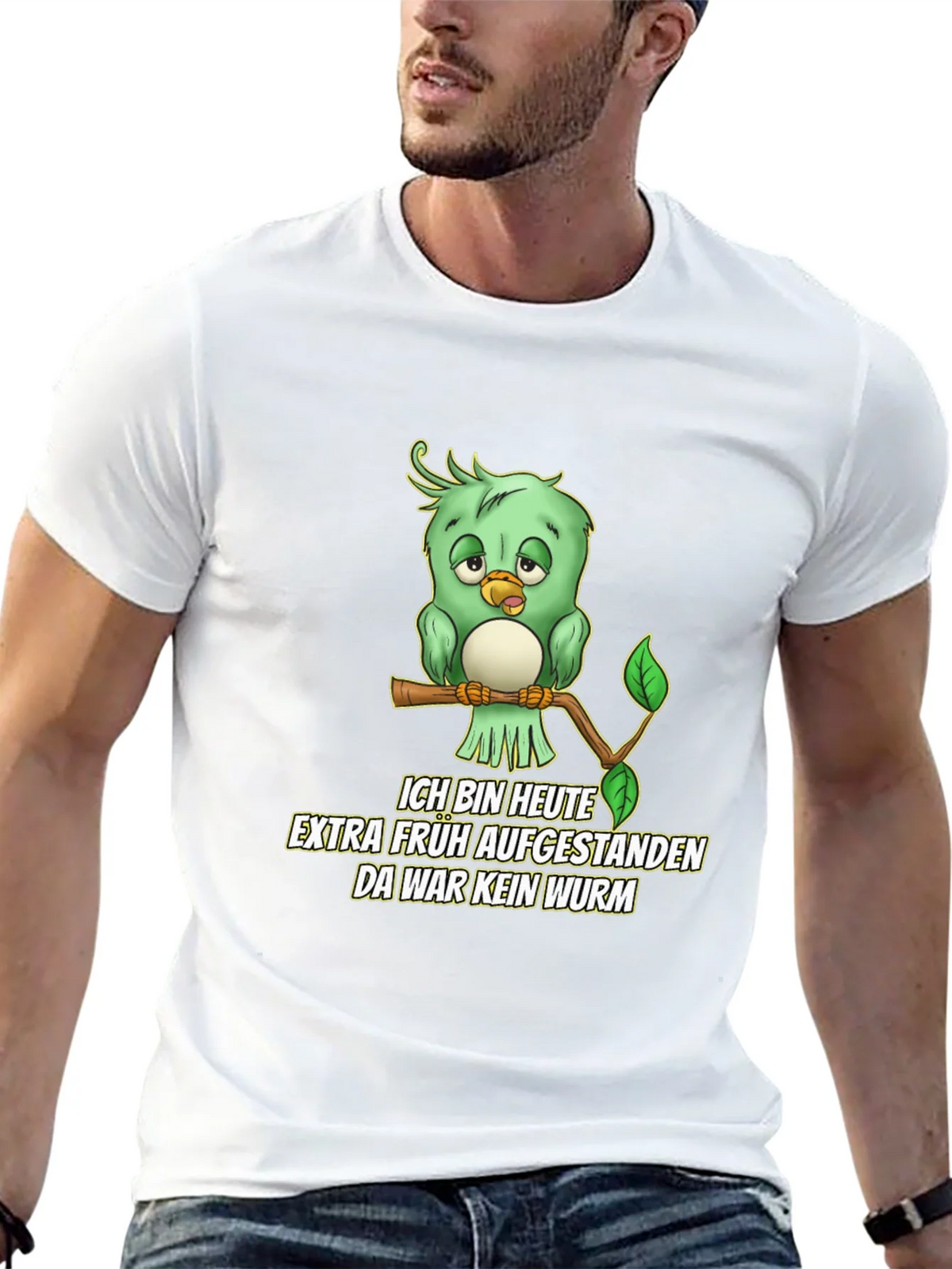 Funny German Early Bird T-Shirt - No Worm!
