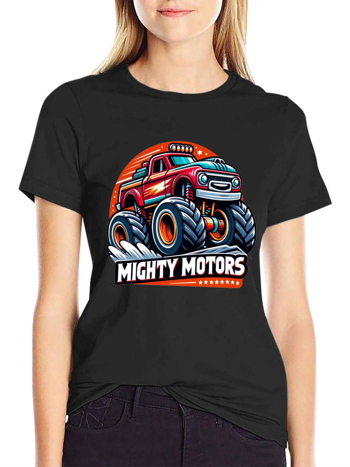 Mighty Motors Monster Truck Graphic Tee