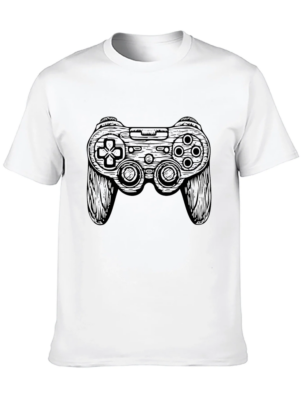 Gaming Controller Graphic Tee - Black